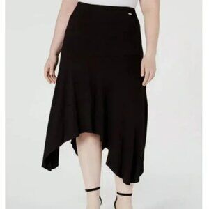 🖤Calvin Klein Polished Summer Asymmetrical Skirt NWT